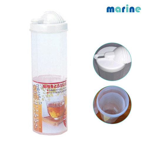 일본 산코/마린 다각 원형 물통 1L/슬림포트