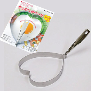 일본 미넥스/스텐레스 쿠킹링-하트/계란후라이 모양틀/계란후라이틀/하트모양틀